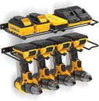UNITEDPOWER Wall Mounted Drill Rack & Tool Shelf, Power Tool Organizer Holder - Image 6