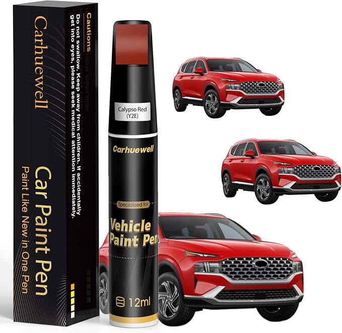Calypso Red Touch Up Paint Compatible by Carhuewell