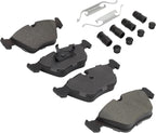 Premium Semi-Metallic Front Brake Pads Compatible - Image 2