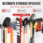 Garage Tool Organizer Wall Mount 64 inches - Image 2