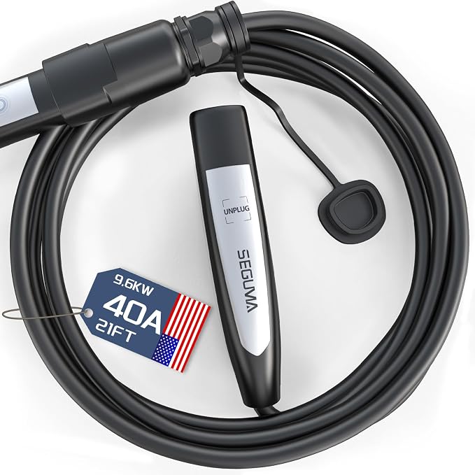EV Charger Extension Cable for Tesla Charger, EV Extension Cord for Level 1 by Seguma