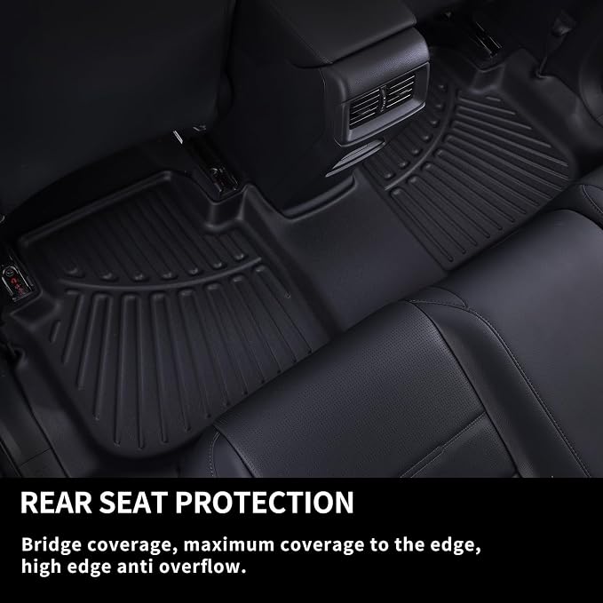Floor Mats for Ford F-150 SuperCrew Cab 2010-2014, All-Weather Custom Fit - Image 5