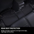 Floor Mats for Ford F-150 SuperCrew Cab 2010-2014, All-Weather Custom Fit - Image 5
