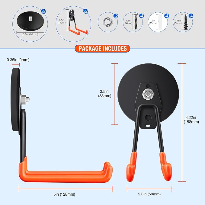 2Pcs Large Strong Magnetic Hooks - Image 4