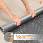 SEAL 6 x 10 Ft Premium Garage Floor Mat, Solid 2.8mm Thick Gray Commercial - Image 6