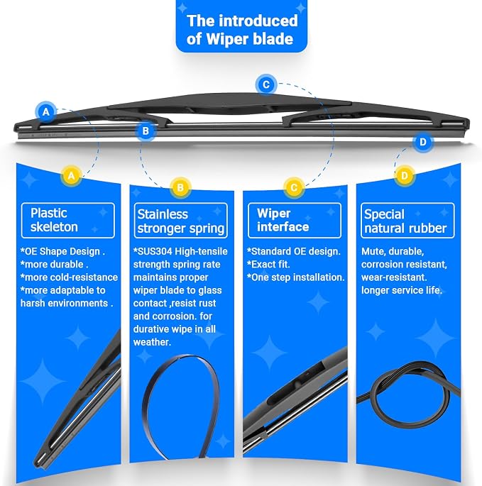 Windshield Wiper Blade Set Replacement - Image 6