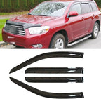 Rainproof Side Window Wind Deflectors - Image 2