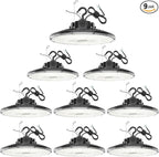 9 Pack 480V LED High Bay Light UL DLC Listed UFO Light 240W 200W 150W Adjustable by YELLORE-Professionalledlightsmanufacturerspecializingincommercialandindustriallighting