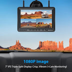 3-Camera Wireless RV Backup Camera System - Image 2