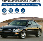 4pcs Window Visors Compatible - Image 2