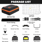 WEIZE Roof Rack Carrier Basket Universal Rooftop 64" x 39" x 5" Large Size Roof - Image 2