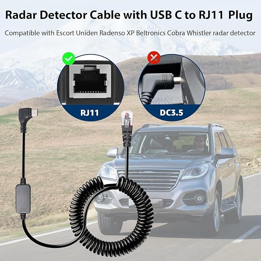 Radar Detector Colied Cord - Image 3