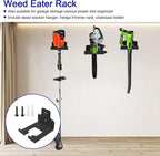 Weed Eater Rack Garage Wall Organizer, Weedeater Hanger Wall Mount - Image 4