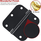 TDCHINGES 18 Pack Door Hinges 3.5 Inch Matte Black - Image 2