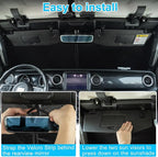 Premium Windshield Sun Shade for 2018-2025 Jeep Wrangler JL JLU & 2020-2025 - Image 6