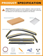 in-Channel Window Rain Guards Fit - Image 7