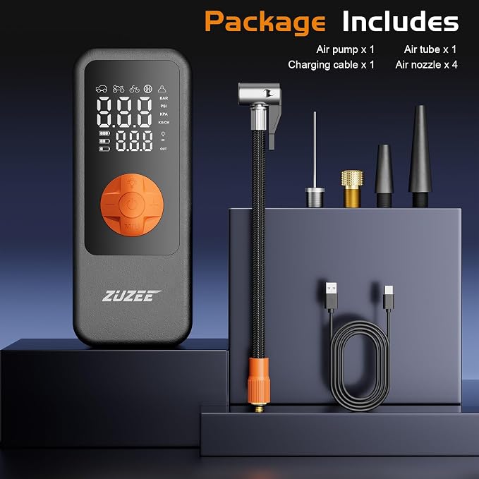 Tire Inflator Portable Air Compressor, 4X Faster Inflation & High-Capacity - Image 3