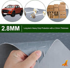 SEAL 5 x 8 Ft Premium Garage Floor Mat, Solid 2.8mm Thick Gray Commercial Grade - Image 3
