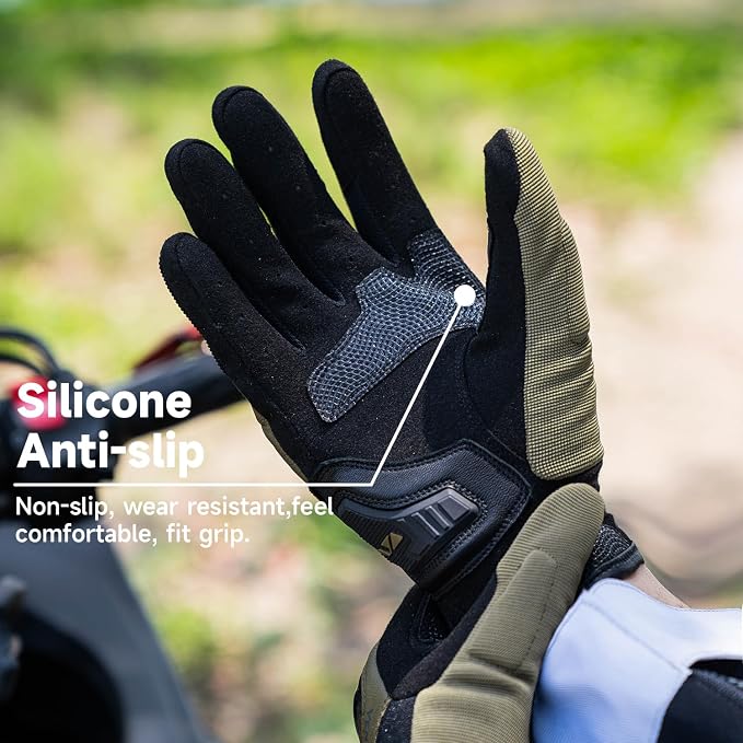 VXW High Protection Motorcycle Gloves - Image 8
