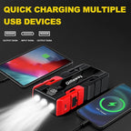 001B 3500A Car Jump Starter Battery Pack, 12V Car Charger Jump Starter Portable - Image 4