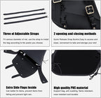 Motorcycle Saddle Bags Leather Motorcycle Solo Swing Arm Bag - Image 2