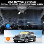 Custom Fit Infiniti QX60 Windshield Sunshade - Image 4