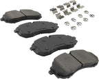 Premium Semi-Metallic Front Brake Pads Compatible - Image 2