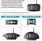 Fookoo HD 1080P 9" Wireless Backup Camera System, 9-inch Dual/Quad Split - Image 3