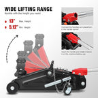 DNA MOTORING Floor Jack with Socket and Lock, Low Profile Hydraulic Trolley Jack - Image 3