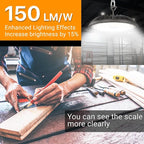 2 Pack LED High Bay Light 200W 30000 lm, 5000K UFO High Bay Led Shop Lights ETL - Image 2