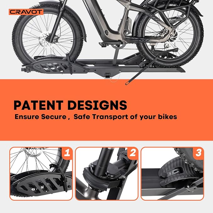 CyberRack E2 Hitch 2 EBike Rack - Image 4