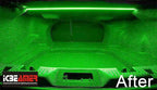ICBEAMER 12" Green 18 SMDs 2835 LED Strip Light Universal Fit Car Trunk Cargo - Image 5