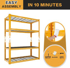 REIBII 40" W Garage Shelving 2240 LBS Storage Shelves Adjustable Heavy Duty - Image 8