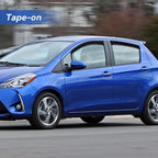 Window Visors Rain Guards for 2012-2018 Toyota Yaris Hatchback, Out-Channel - Image 3