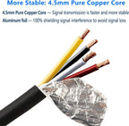 50FT Car 4-Pin Aviation Video Extension Cable，15m Car Video Extension Cable - Image 4