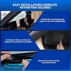 Windshield Sun Shade for Honda HR-V 2016-2022 Foldable HRV Sunshade Custom Fit - Image 5