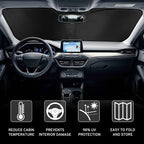 Car Windshield Sun Shade Sunshade Compatible - Image 3
