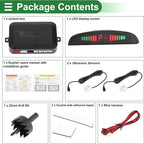 Motoforti Universal Car Auto Vehicle Reverse Backup Radar System Reverse - Image 8