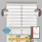 Persilux Cordless Zebra Blinds for Indoor Windows, Free-Stop Zebra Blinds - Image 4