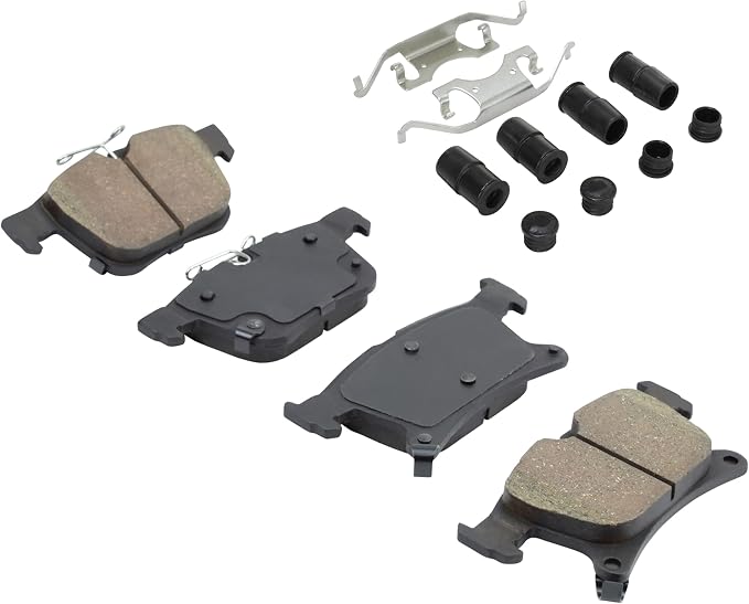 Premium Ceramic Rear Brake Pads Compatible - Image 2