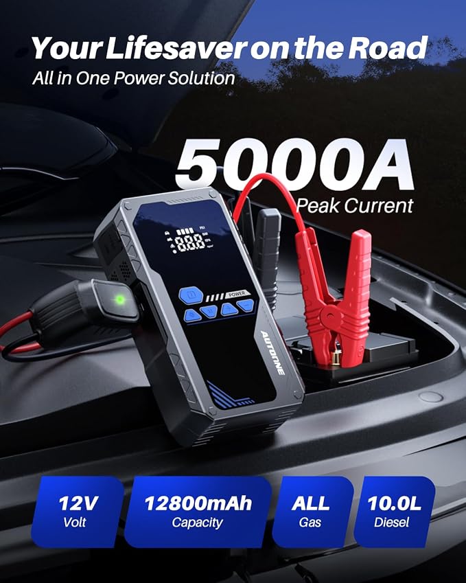 AUTOONE 5000A Jump Starter - Image 2