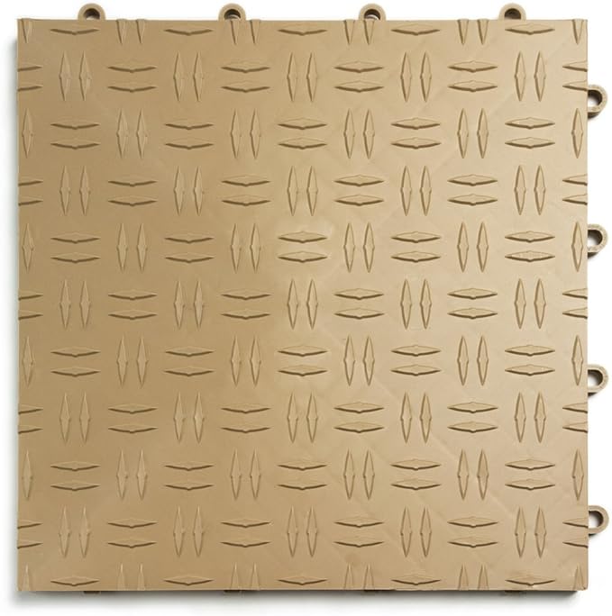 GarageTrac Diamond, Durable Interlocking Modular Garage Flooring Tile by BigFloors