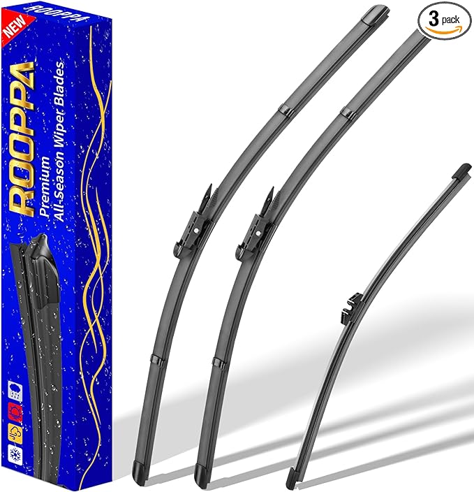 3 wipers Replacement for 2020-2023 Ford Escape, Windshield Wiper Blades by ROOPPA