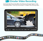 Fookoo Ⅱ 7" 1080P Wired Backup Camera System, 7-inch HD Dual Split Screen - Image 4