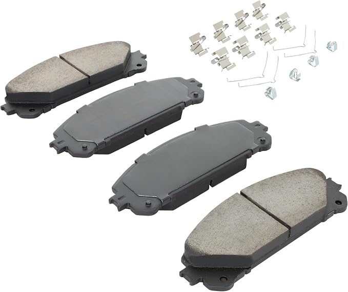 Premium Ceramic Front Brake Pads Compatible - Image 2