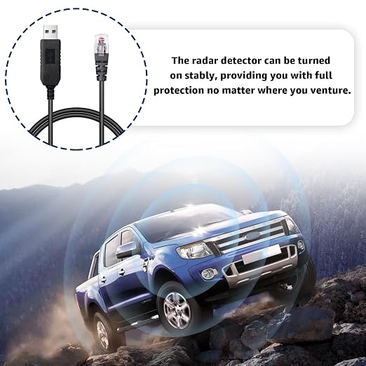 3.3FT USB to RJ11 Plug Cable, Radar Detector Cable Compatible - Image 6