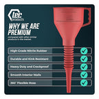 FlexAll Long Flexible Funnel for Automotive Use - Image 3