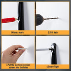 HOME MASTER HARDWARE Heavy Duty 9" Jumbo Arm Garage Wall Hooks 4 Pack – 50Lbs - Image 5