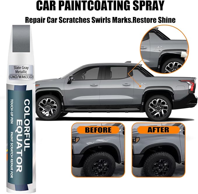 Slate Gray Metallic Touch Up Paint Compatible - Image 3