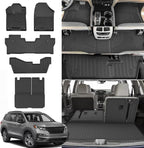 Floor Mats Compatible with Honda Pilot 8 Seats 2016-2022 by TTXLIGHTING%C2%AE